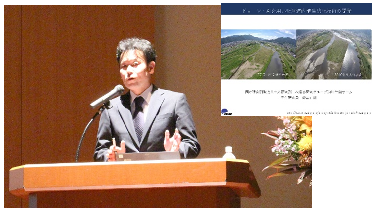 クリックして拡大 写真-4 傳田主任研究員による講演
